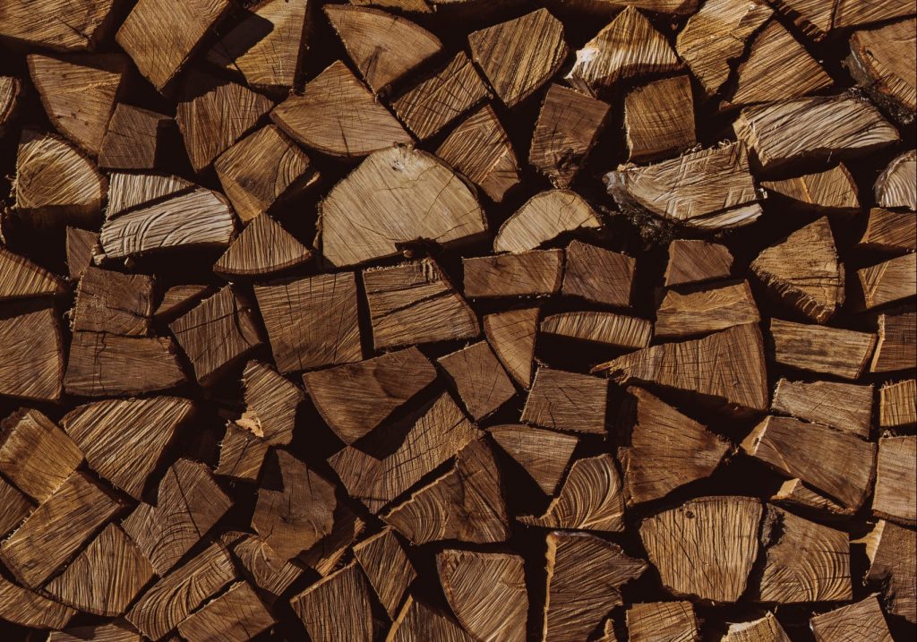 brown wood lot